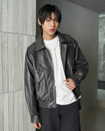A-2 Washing Leather Jacket
